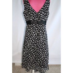 Liz Claiborne Black and White Skirt Women Size 12